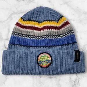 Pendleton National Park Collection Beanie with Blue and Gray Stripes